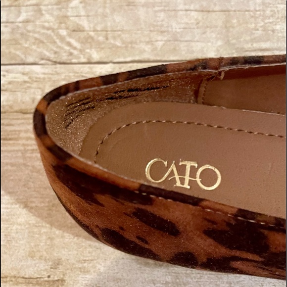 Host Pick! NWOB Women’s Cato Leopard Animal Print Flats Size 8 - Picture 3 of 5